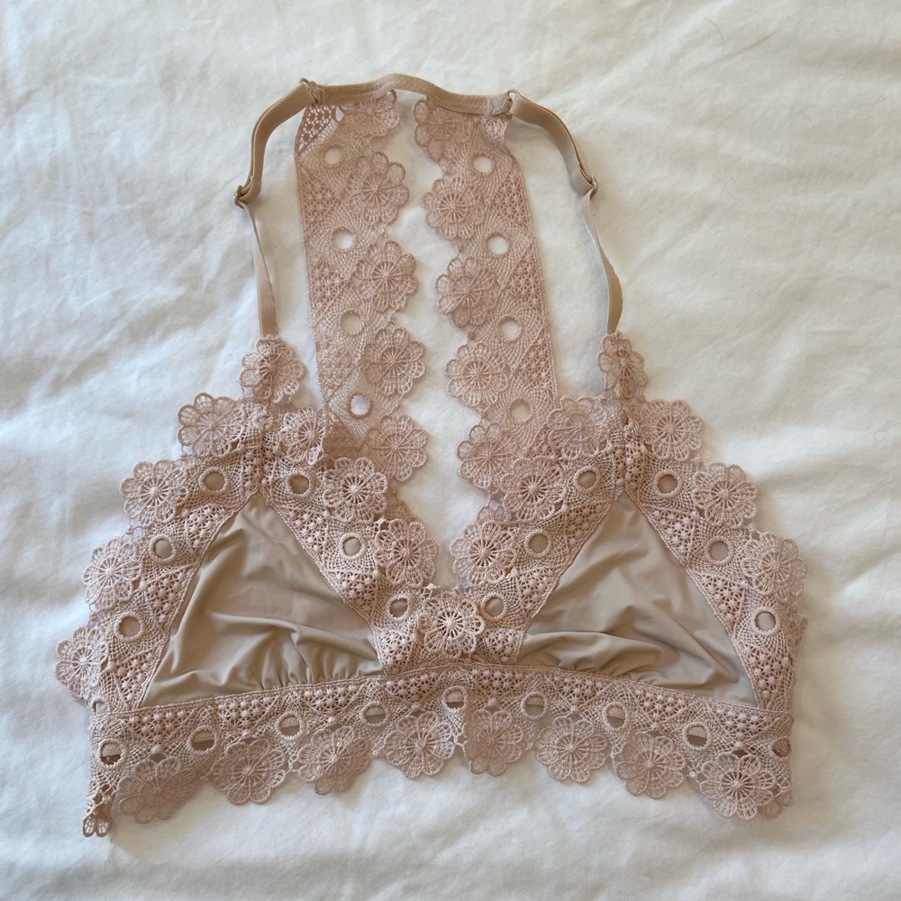 Small Aerie blush lace bralette
